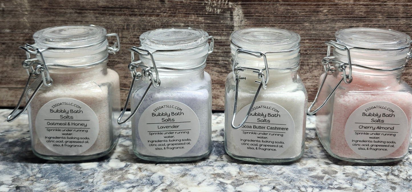Homemade Bubbly Bath Salts