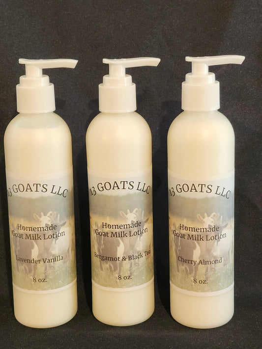 Homemade Goat Milk Lotion 8 oz.