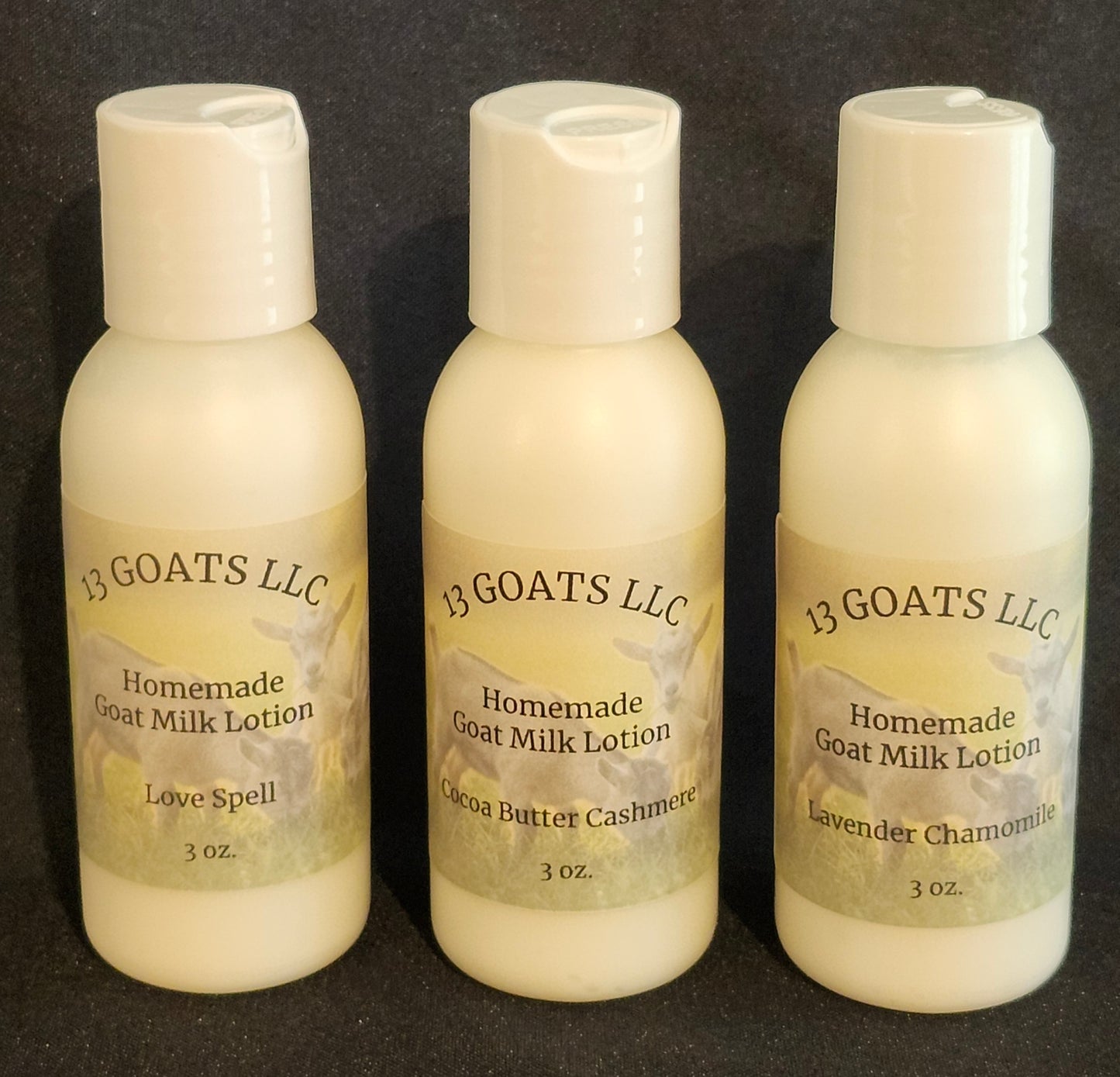 Homemade Goat Milk Lotion 3 oz.