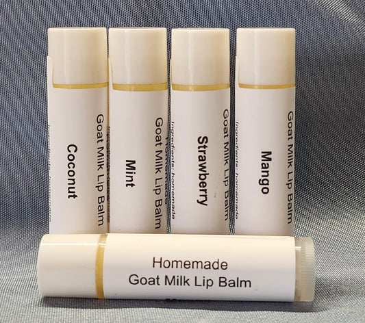 Homemade Goat Milk Lip Balms