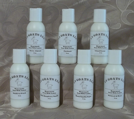 Homemade Goat Milk Lotion 3 oz.