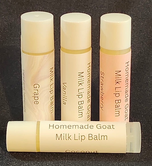 Homemade Goat Milk Lip Balms